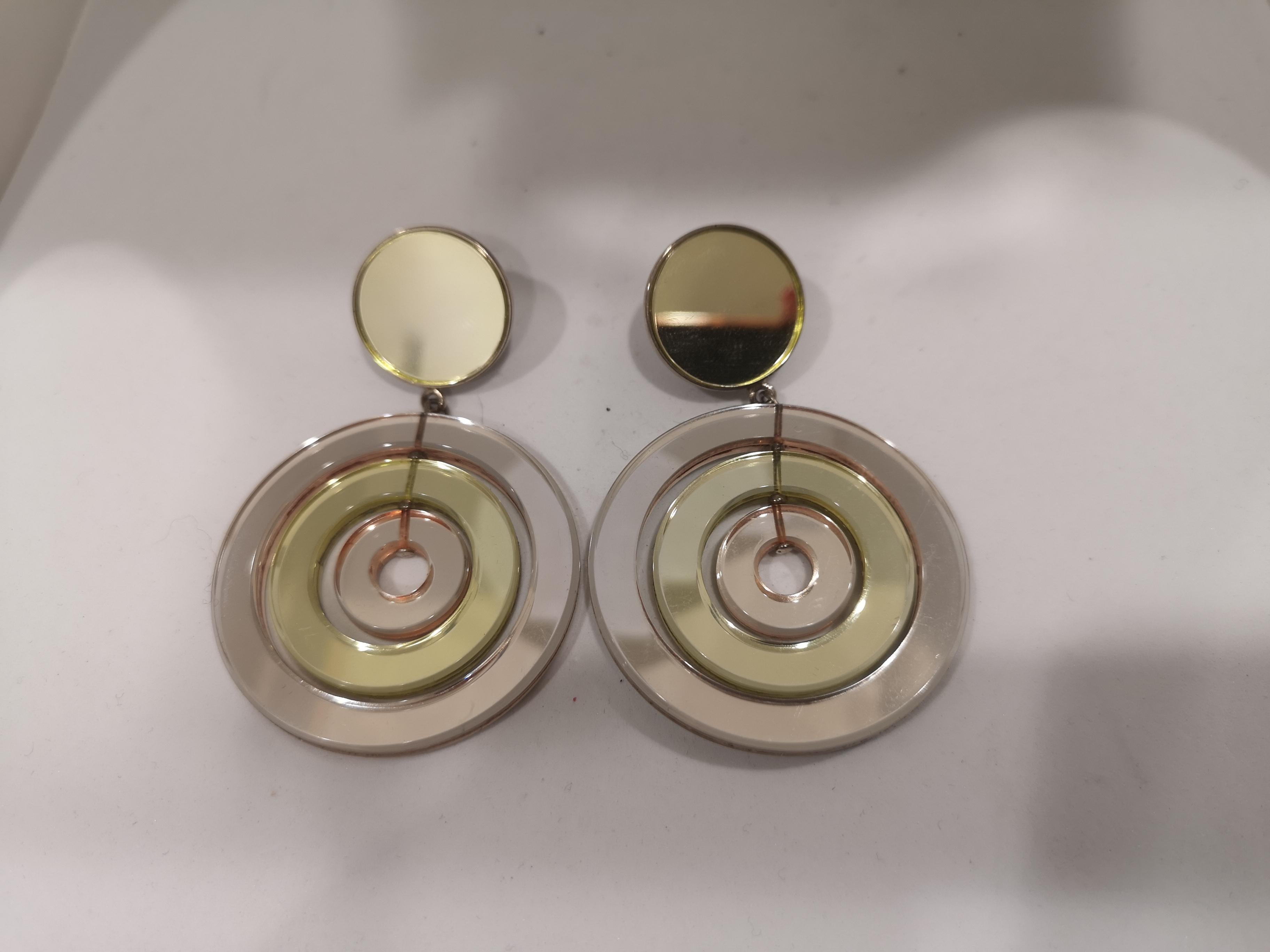 yellow rose earrings