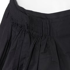 vintage MIU MIU polyester acetate pleated dual slit pocket flared skirt IT40