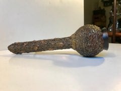 Vintage Mixed Metals Brutalist Vase, Germany, 1970s