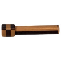 Caleidoscopio d'epoca in legno misto lavorato a mano