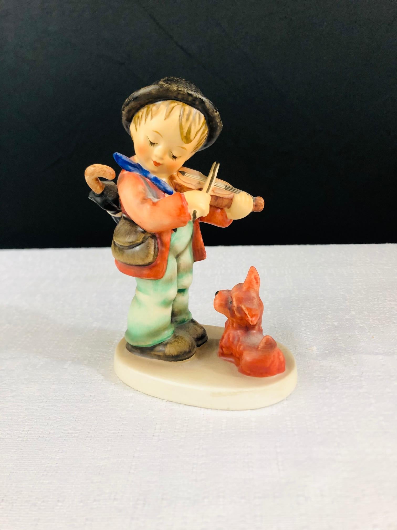 A set of 7 M I Hummel Goebel in fully original condition, Western Germany. Each figurine is stamped Goebel and numbered. Date of manufacturing varies among the figurines.

Pair of boys- 3.25” L x 5.25” H x 2.5” D
Pair of girls- 3.5” L x 4.75” H x