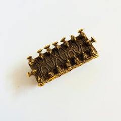 Caja para pájaros Vintage MMA 1989 Reproducción Asante Gold Dust