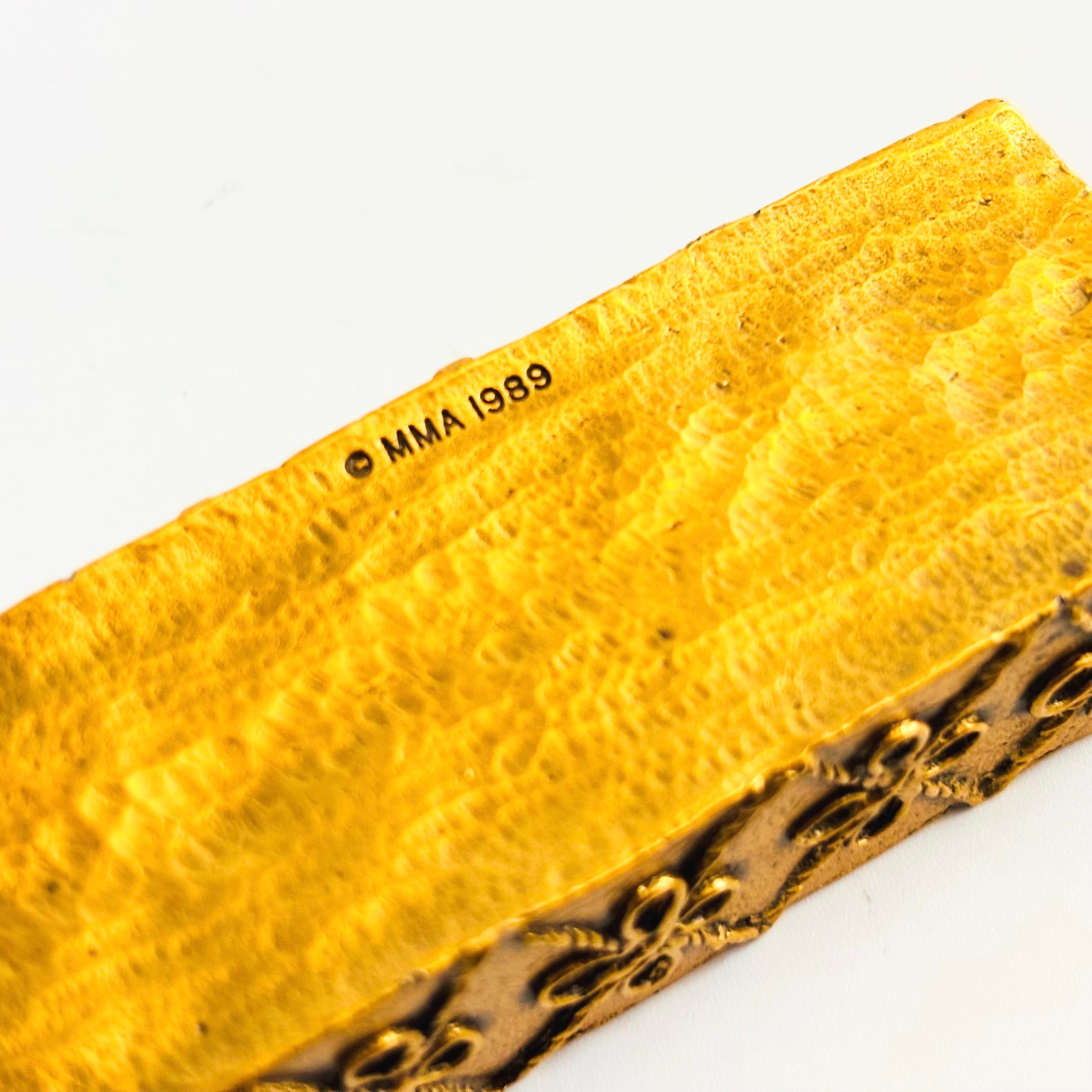 Riproduzione d'epoca MMA 1989 Asante Gold Dust Bird Box in vendita 1