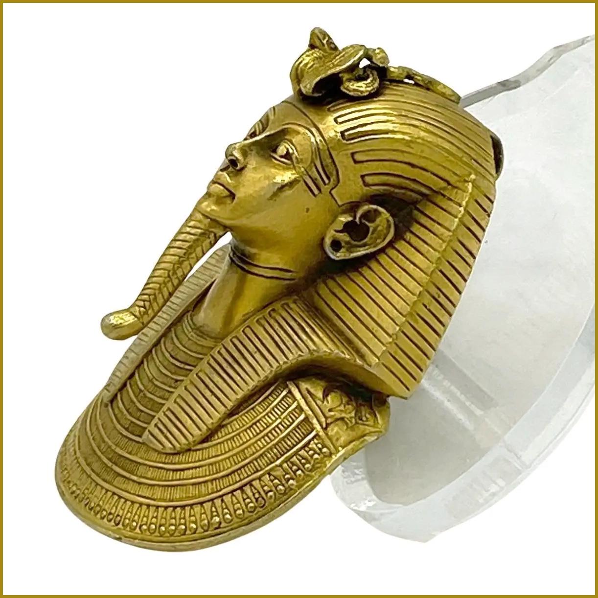 Egyptian Revival Vintage MMA King Tut Pendant with Collar For Sale