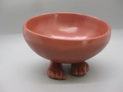 Vintage MMA New York Pop Art Poterie céramique avec pieds Réplique égyptienne