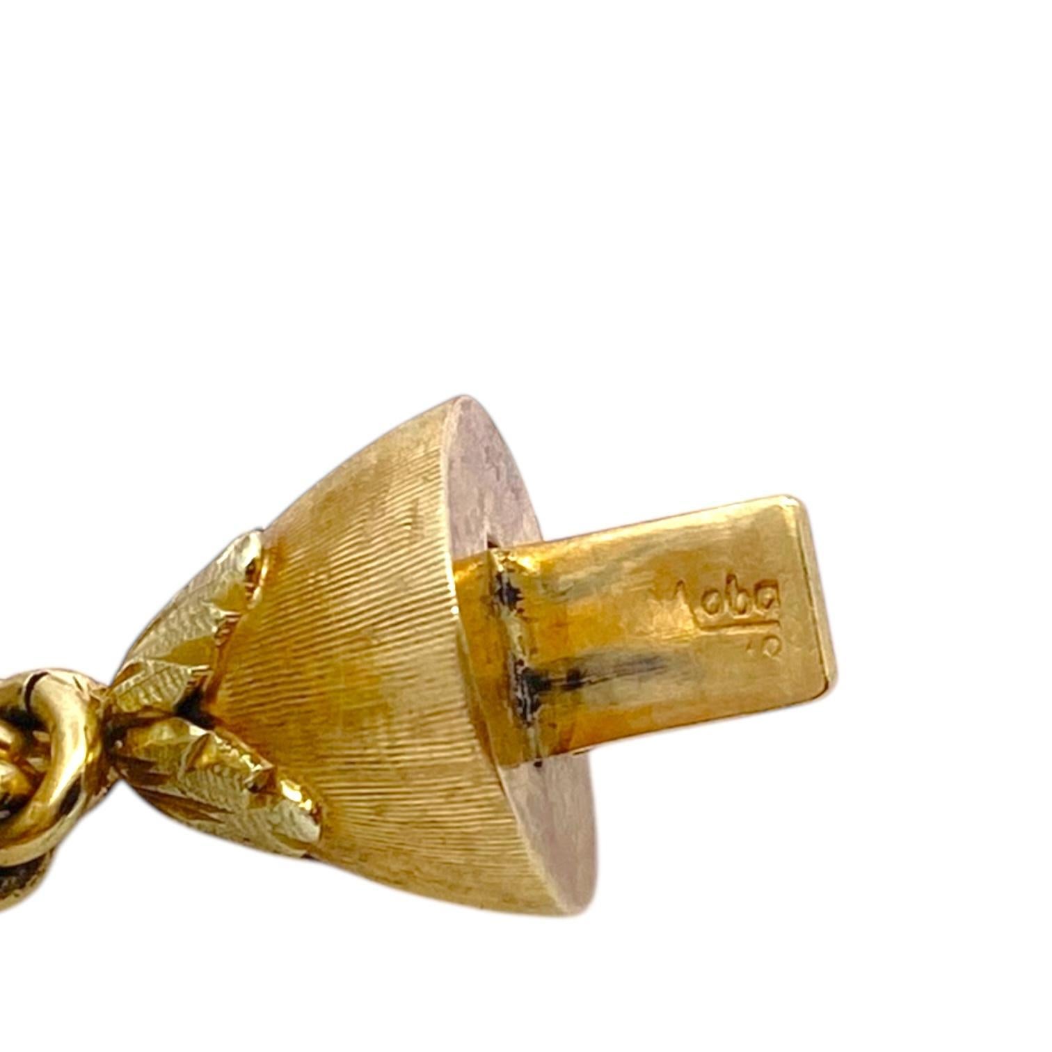 Vintage MOBA 18K Yellow Gold Bracelet 1