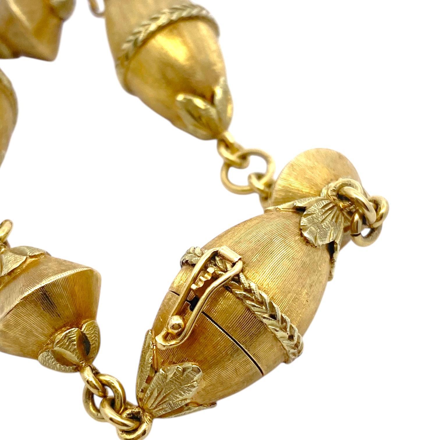 Vintage MOBA 18K Yellow Gold Bracelet 3