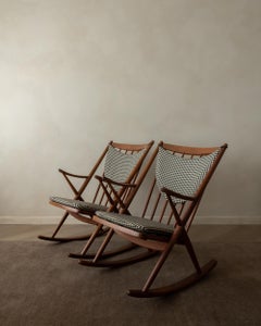 Vintage Model 182 Rocking Chairs By Frank Reenskaug for Bramin, 1950s, set of 2