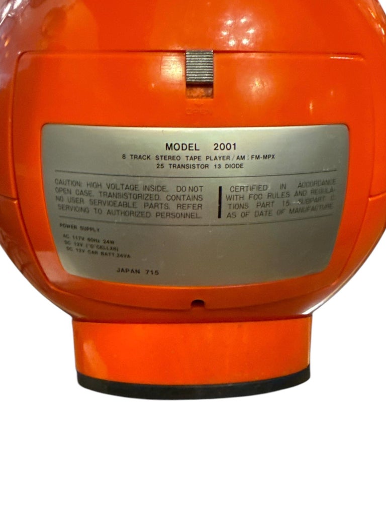 Platine Vinyle RADIOLA 100 – Space Age, Orange Vintage – Pour Pièces