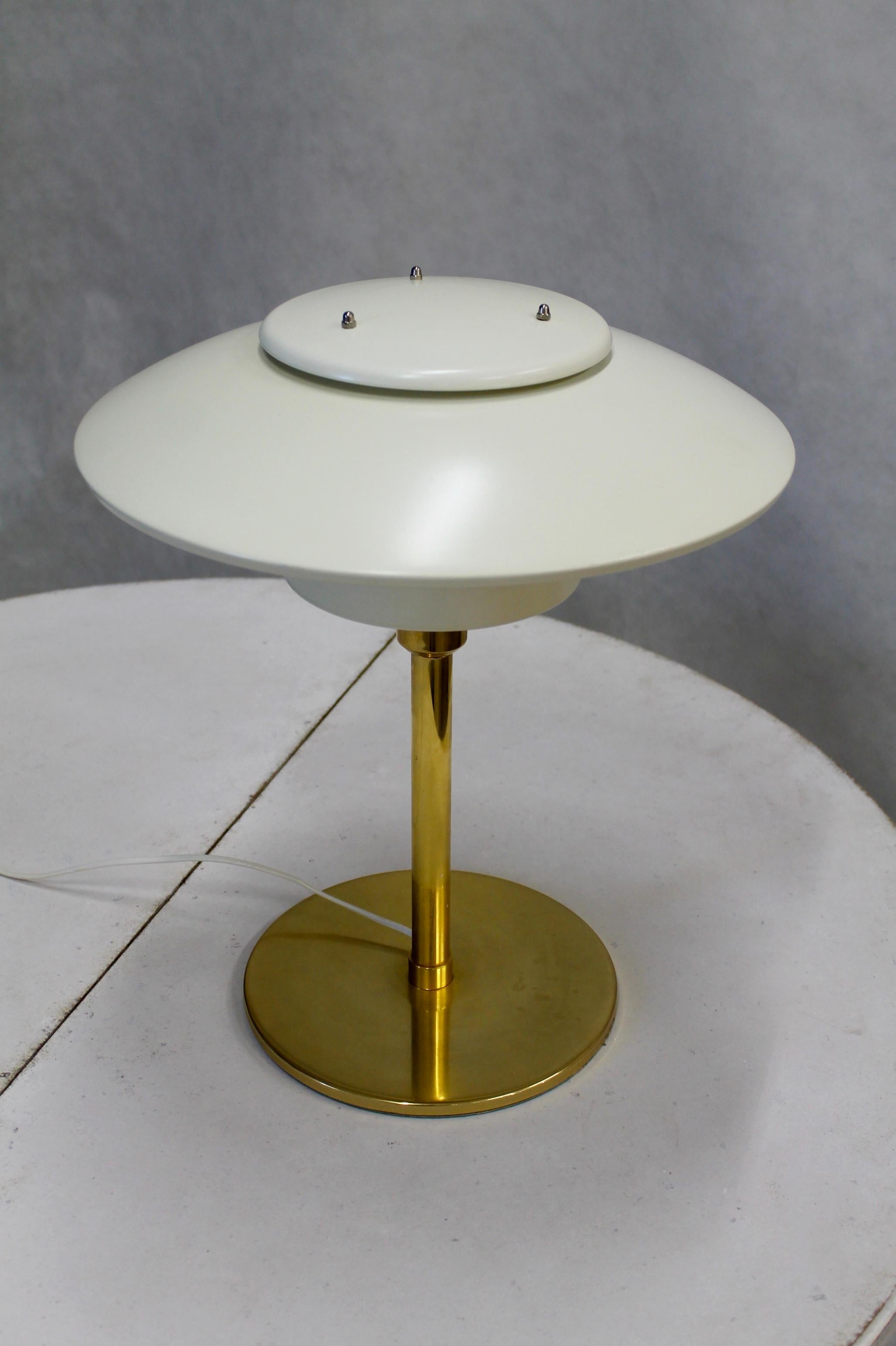 Danish Vintage Model 2686 Table Lamp by Horn for Light Studio, 1960s For Sale