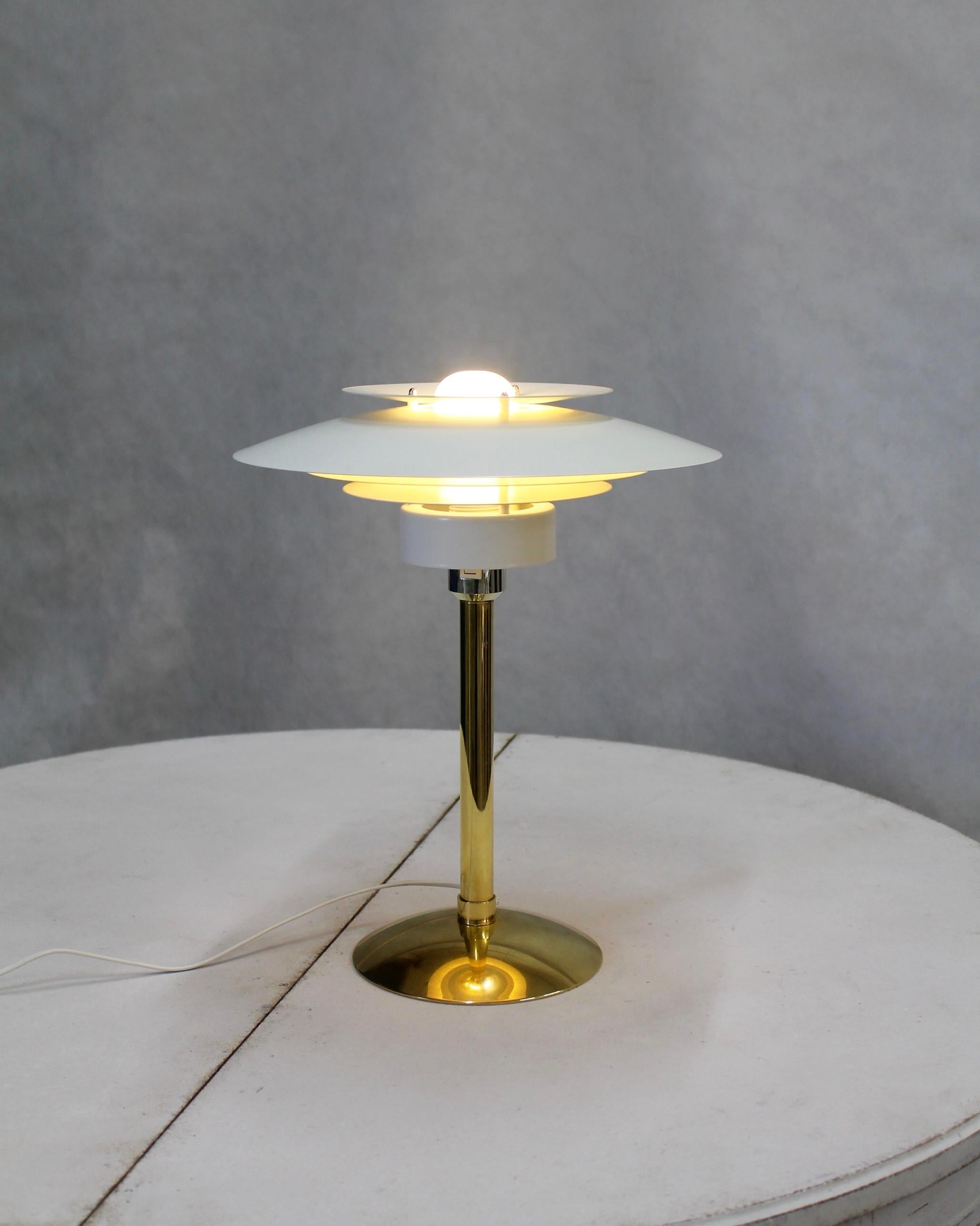 Vintage Model 2687 Table Lamp by Horn for Light Studio, 1960s In Good Condition For Sale In Helsingborg, SE