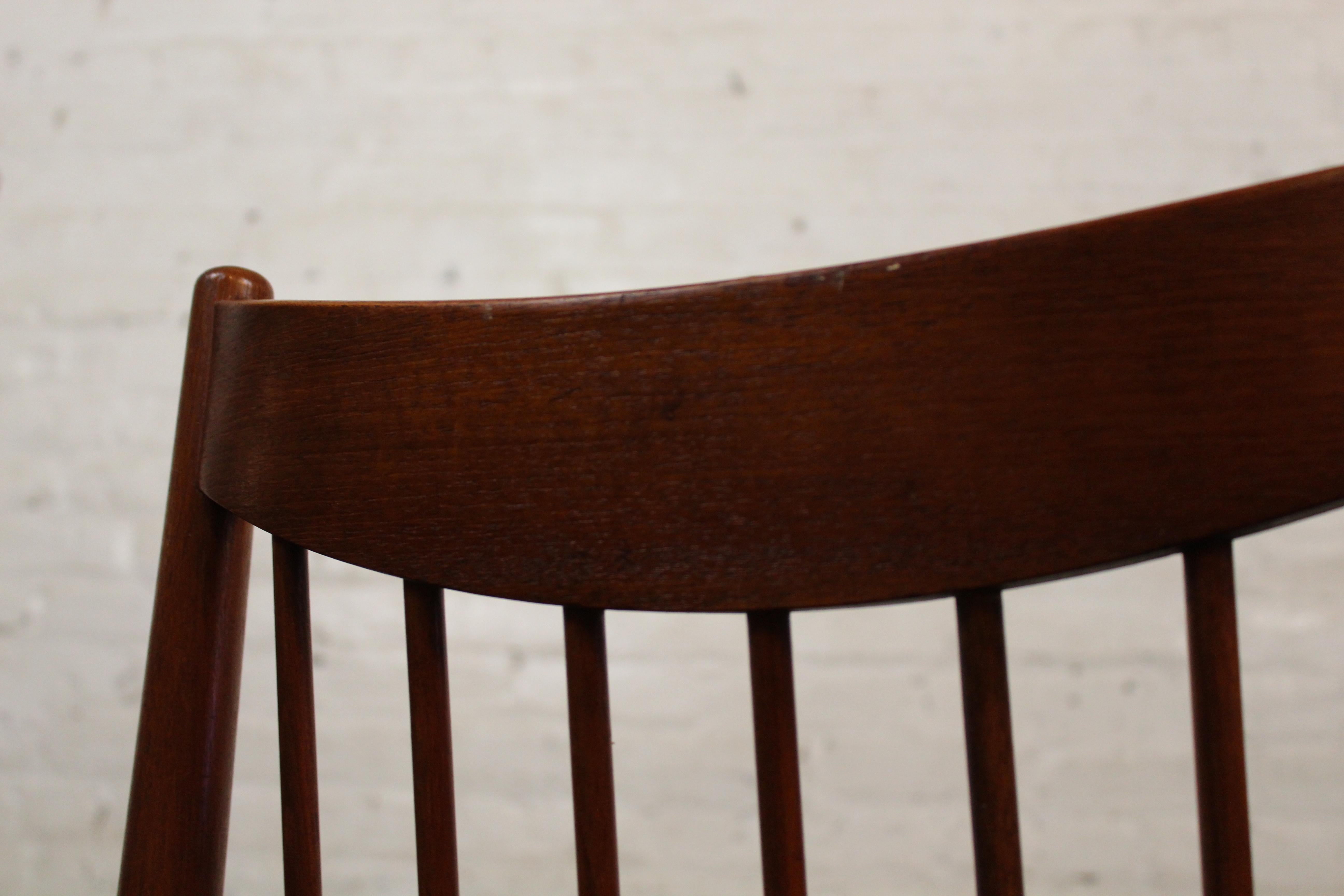 Chaise vintage Modèle 422 d'Arne Vodder pour Sibast Denmark en vente 2
