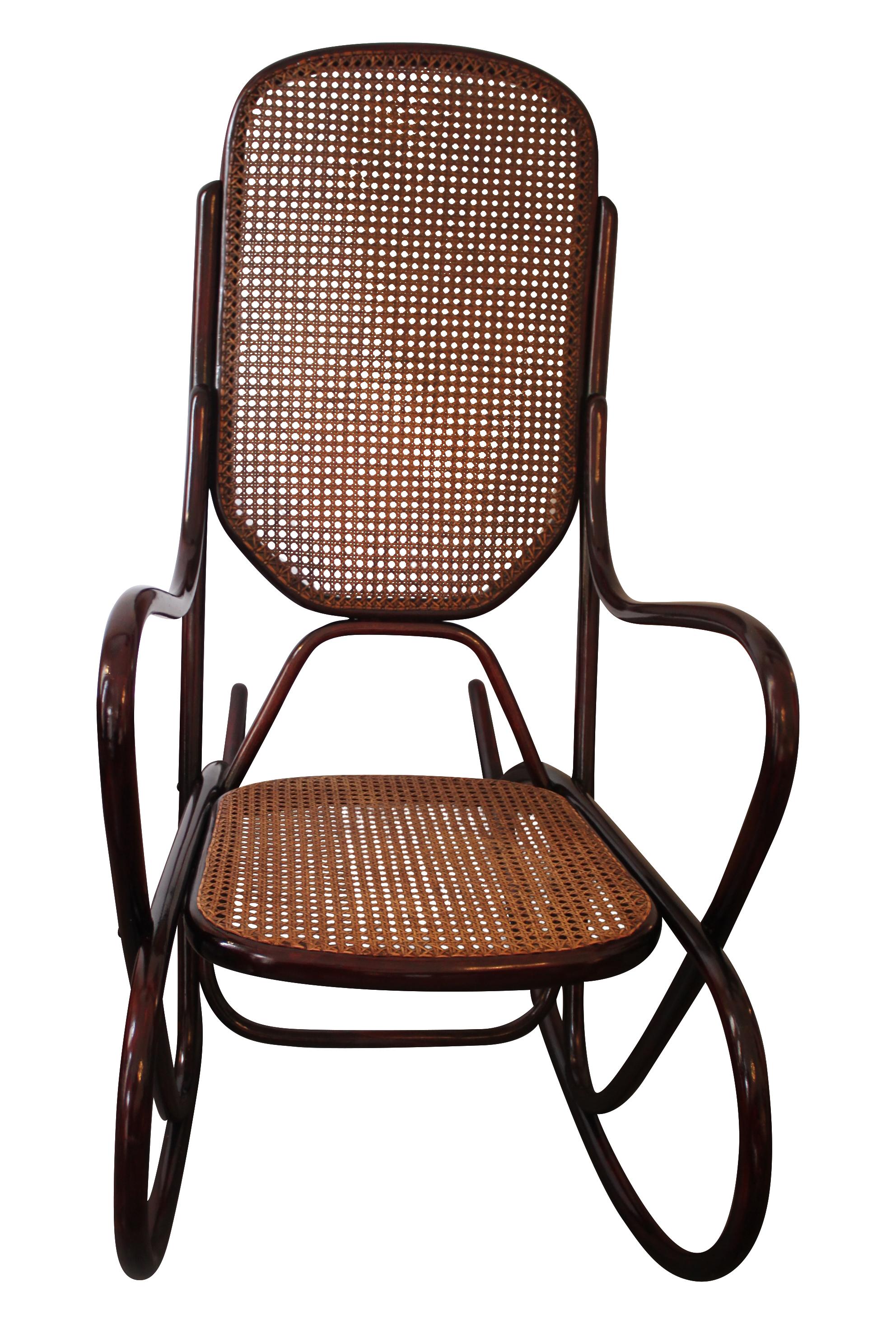20th Century Vintage Model 7091 Rocking Chair from Thonet For Sale