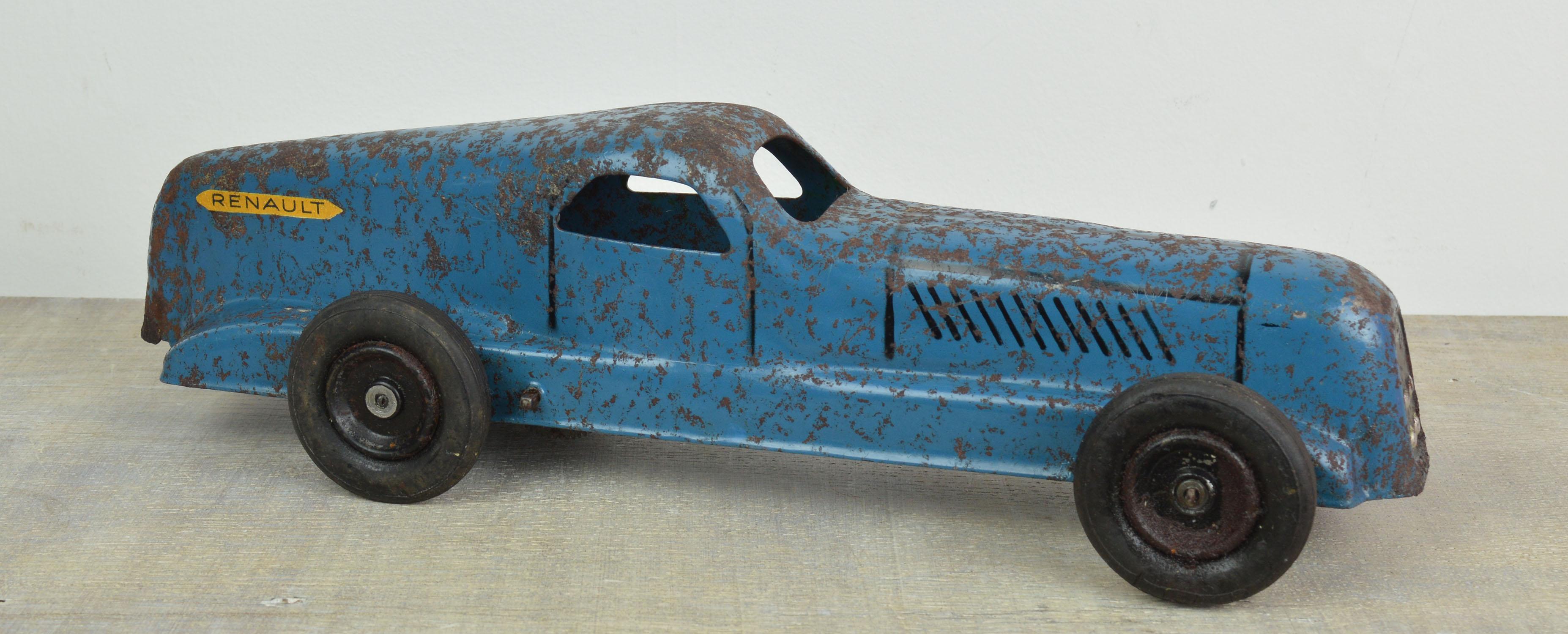Art déco Modèle vintage d'une voiture de sport Renault Nervasport, français, années 1930