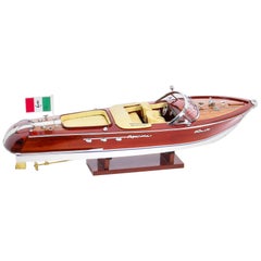 Vintage Model of a Riva Aquarama Limited Edition, Speedboat, 20th Century