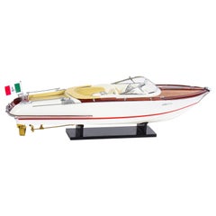 Vintage Model of a Riva Aquarama Speed Boat, 20th Century