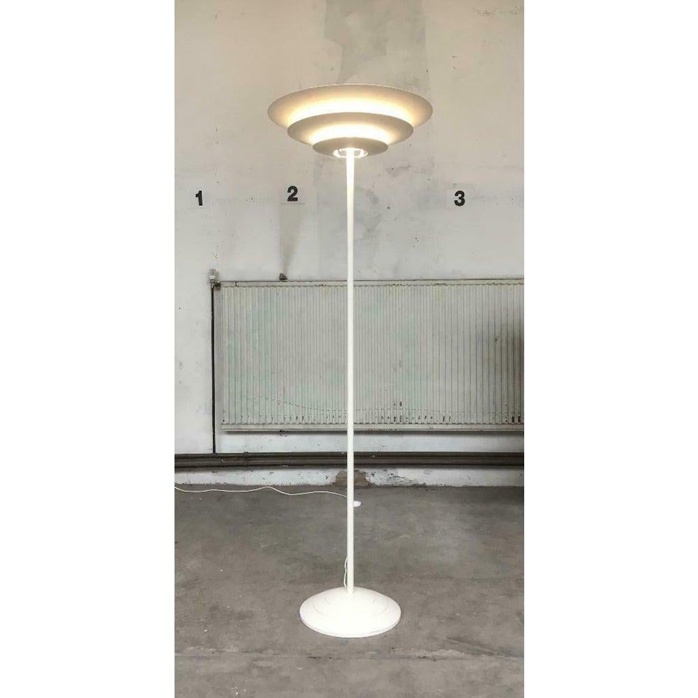 Very rare Oslo standing lights from the Danish manufacturer Poulsen. The Oslo pendant lamp is better known and can be found even more frequently. The floor lamp version was only produced for a few years (1998-2004). You can hardly find or none of