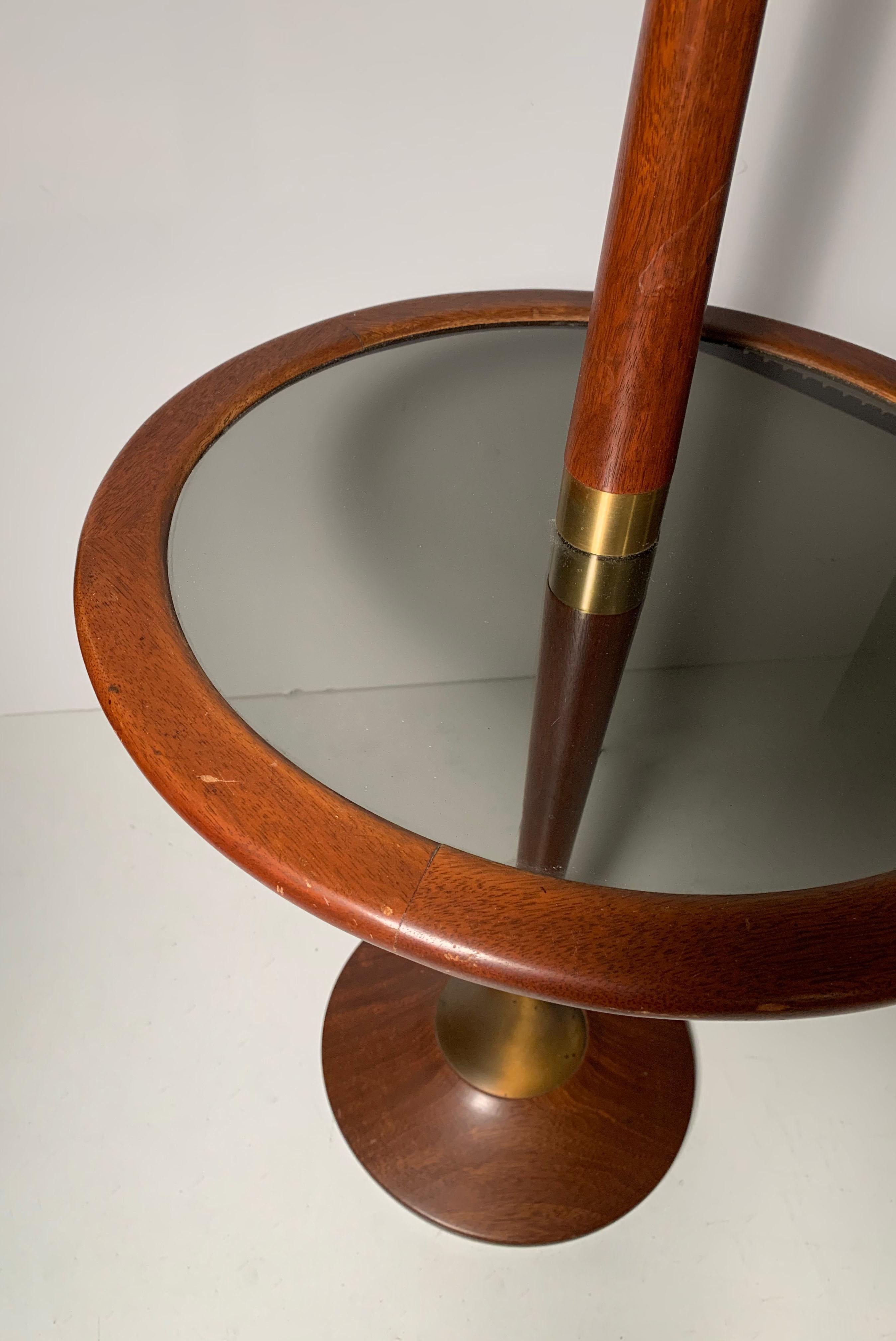 Mid-Century Modern Vintage Modeline Wood Floor Lamp For Sale