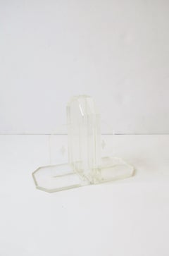 Fermalibri moderni in acrilico, coppia