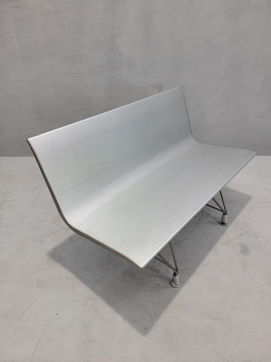 Late 20th Century Vintage Modern Aero Bench Styled after Lievore Altherr Molina for Sellex For Sale