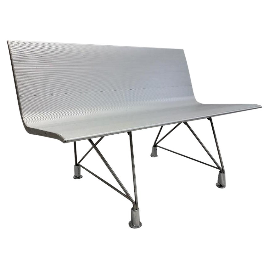 Vintage Modern Aero Bench nach Lievore Altherr Molina für Sellex gestylt