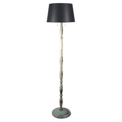 Vintage Modern Alabaster / Marble Floor Lamp