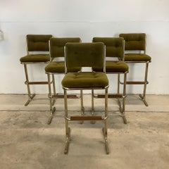 Sgabelli da bar moderni e vintage di Chromcraft - Set di cinque