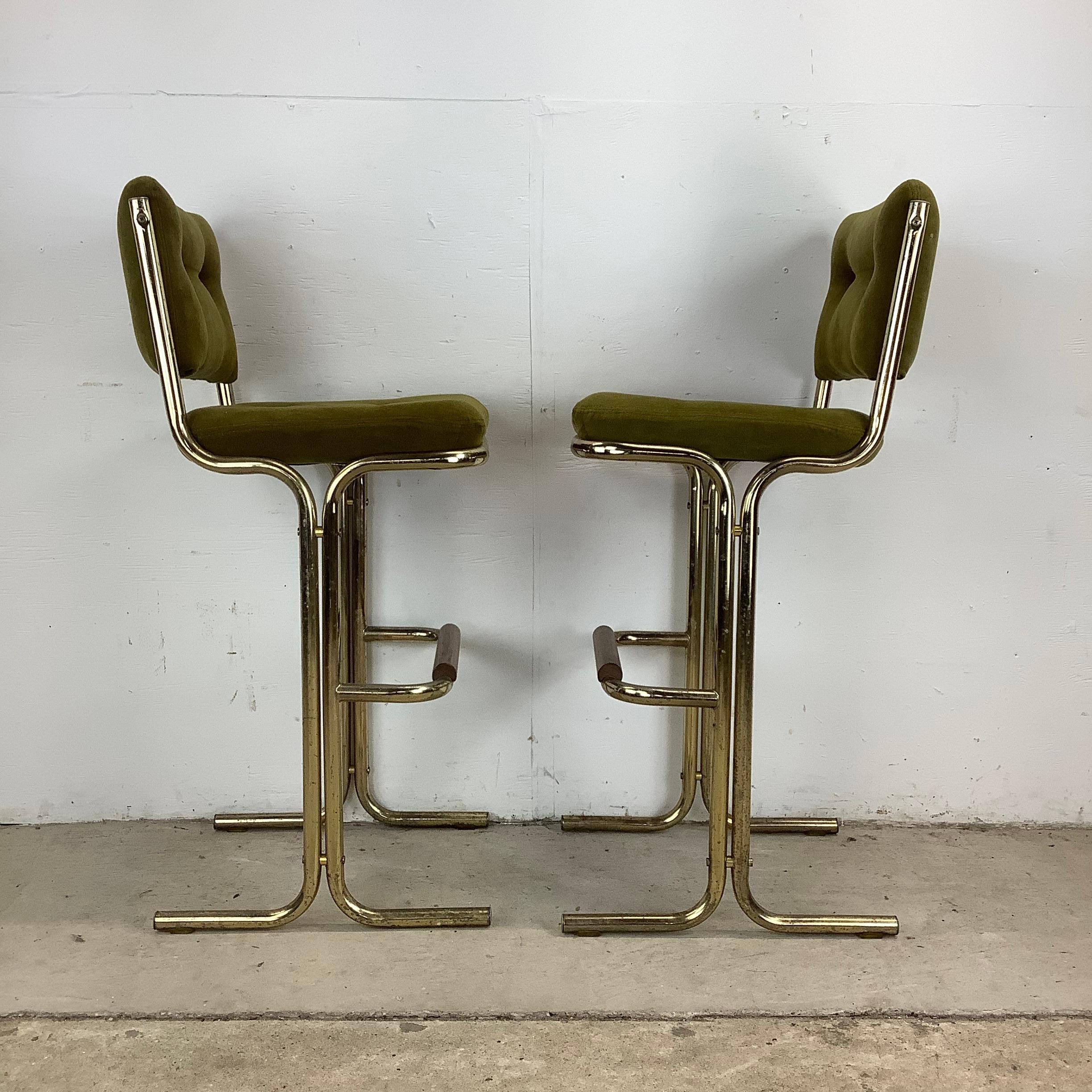 20th Century Vintage Modern Barstools by Chromcraft- Set of Five