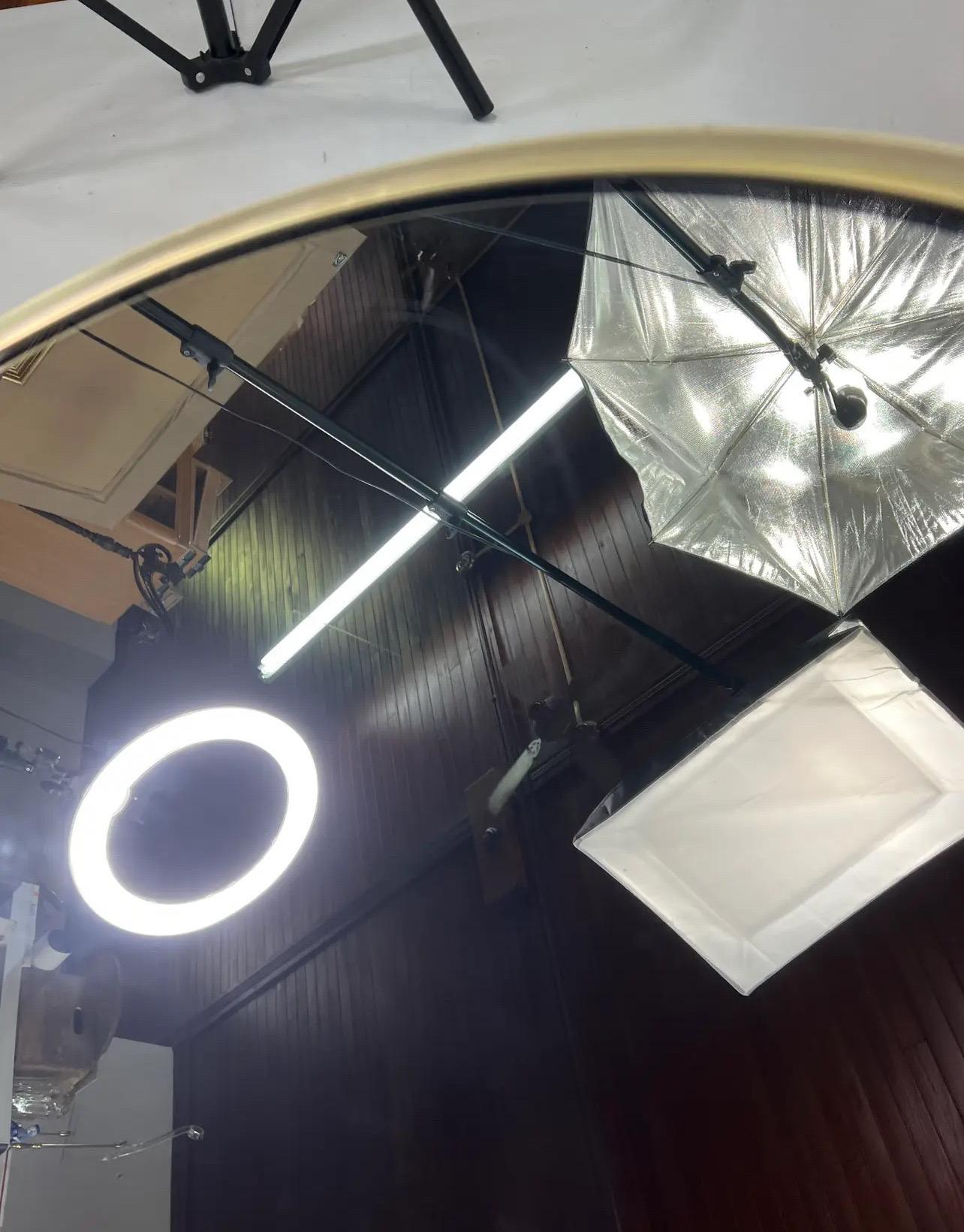 Specchio ad arco in ottone moderno vintage in stile marocchino in vendita 4