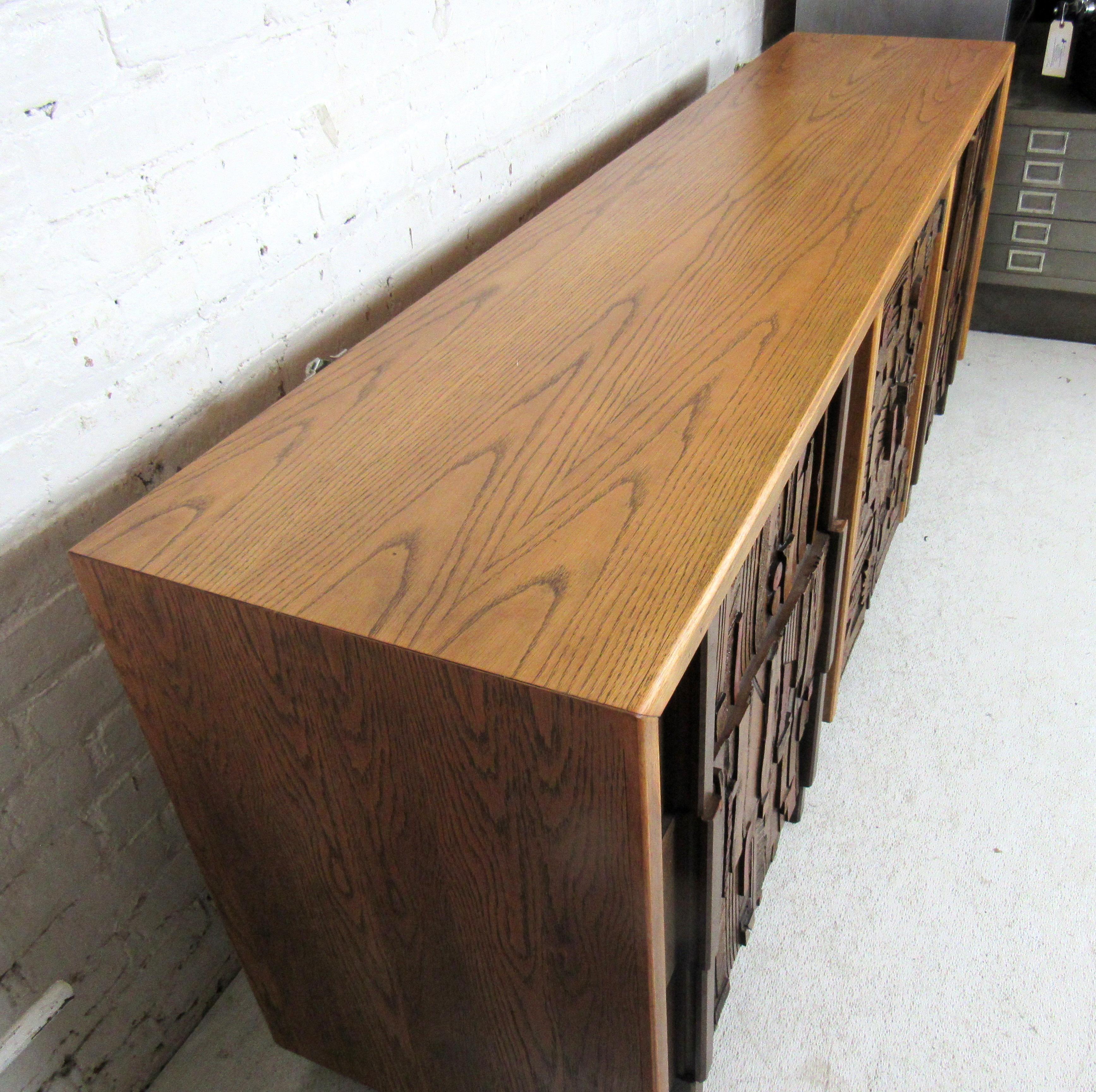 Vintage Modern Brutalist Lane Dresser 1