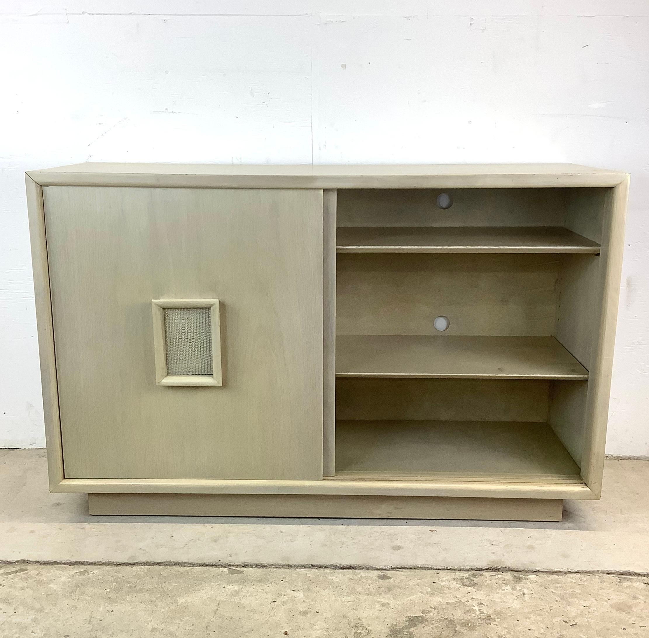 20th Century Vintage Modern Buffet Cabinet After James Mont  For Sale