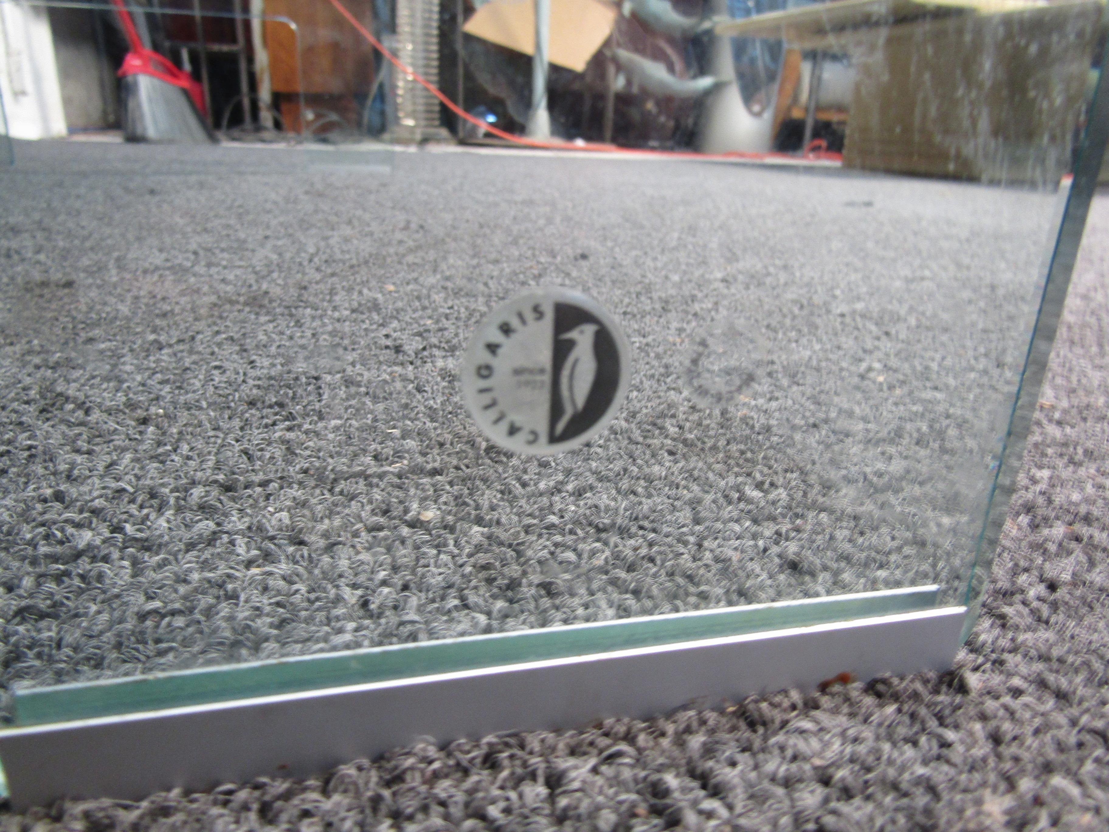 Vintage Modern Calligaris Glass Coffee Table 1