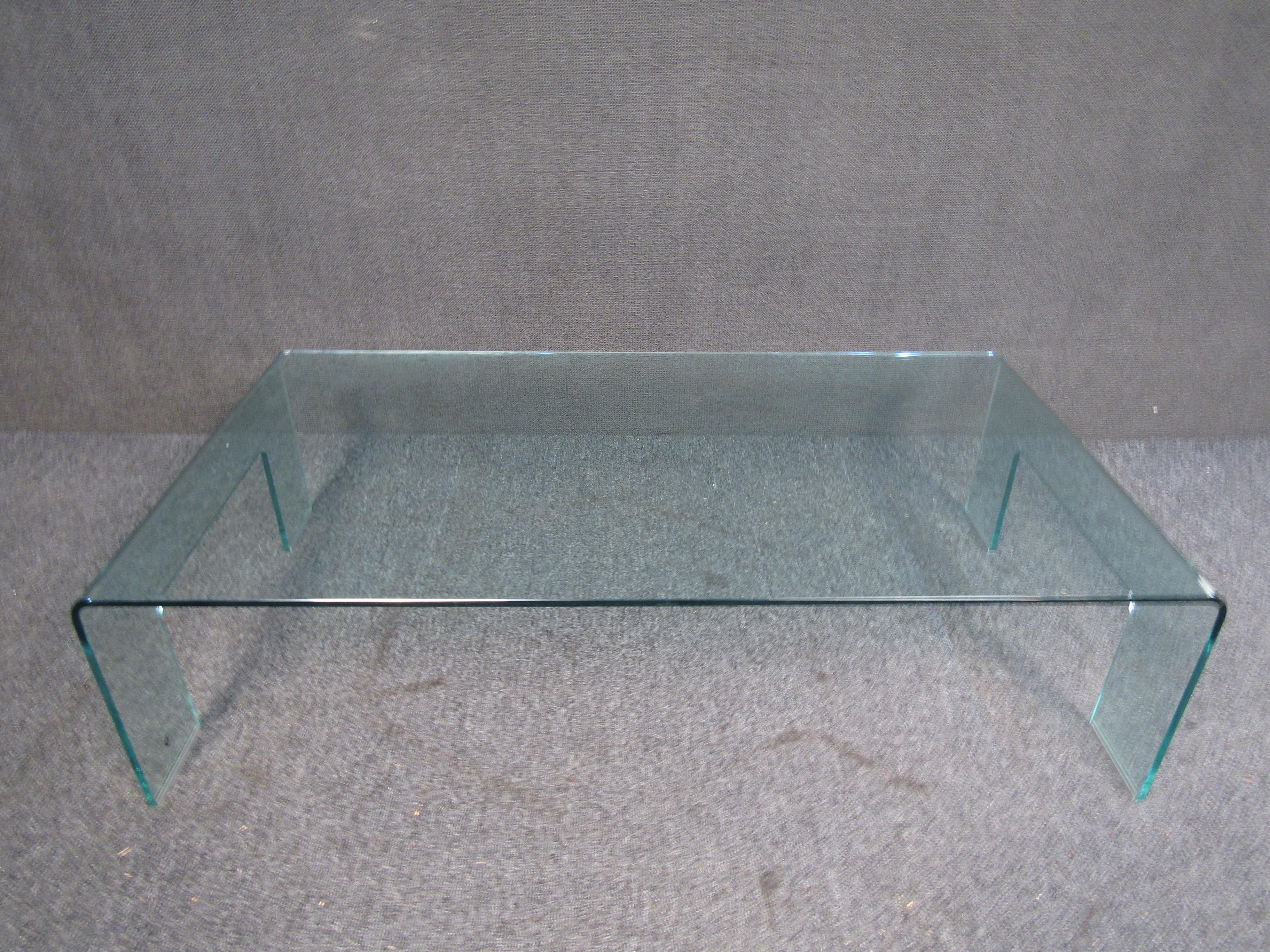 calligaris coffee table glass