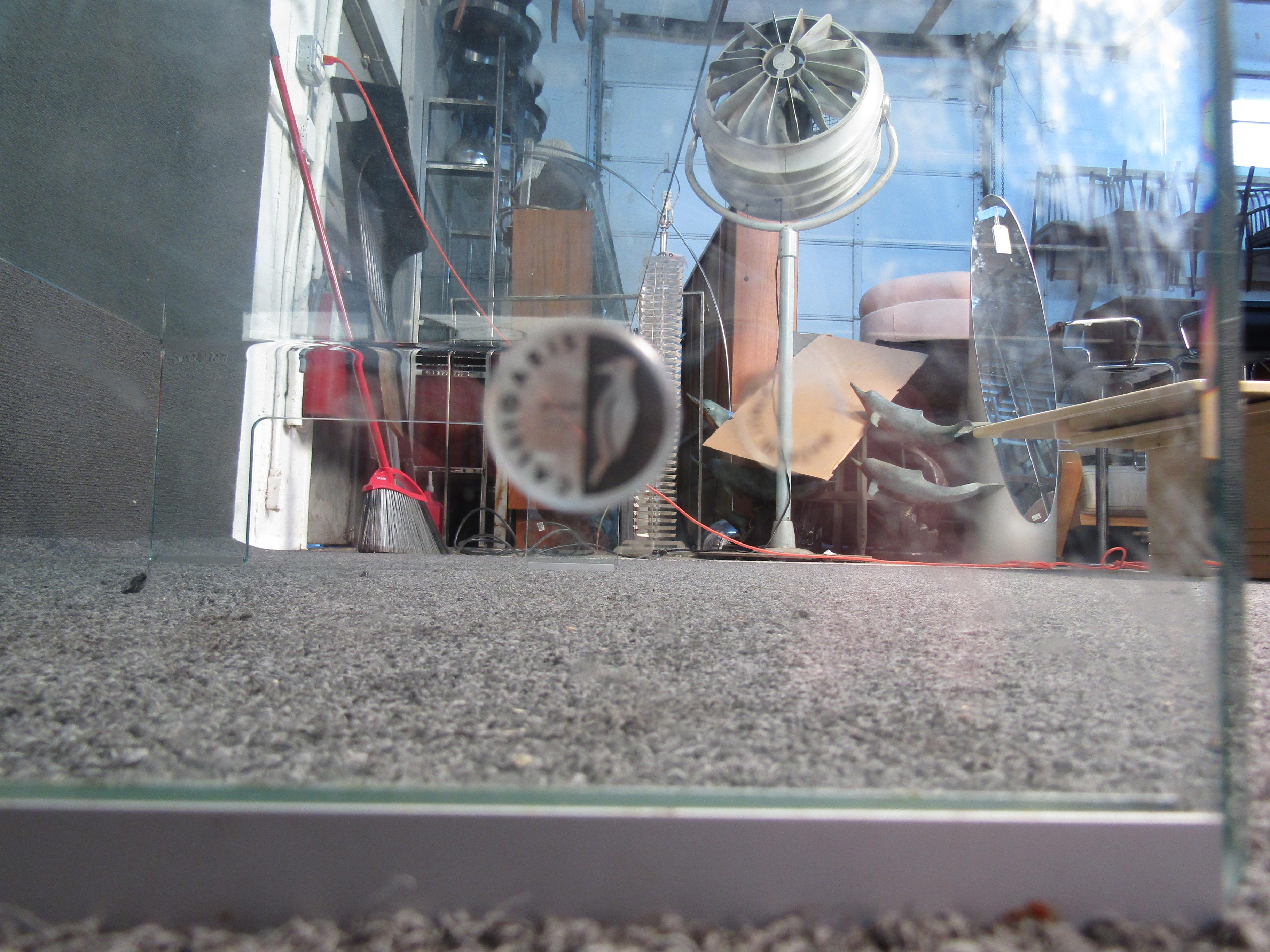 Mid-20th Century Vintage Modern Calligaris Glass Coffee Table