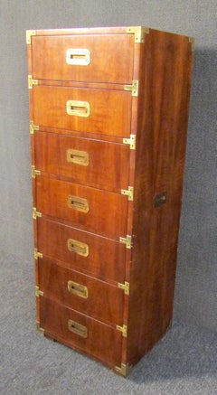 Vintage Modern Campaign-Style Lingerie Chest by Henredon