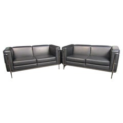 Vintage Modern Cartwright Loveseat Pair