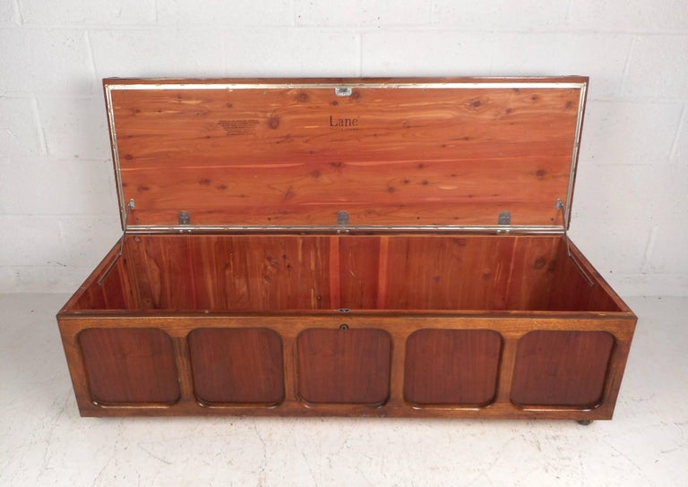 Vintage Modern Cedar Chest/Bench by Lane Furniture at 1stDibs