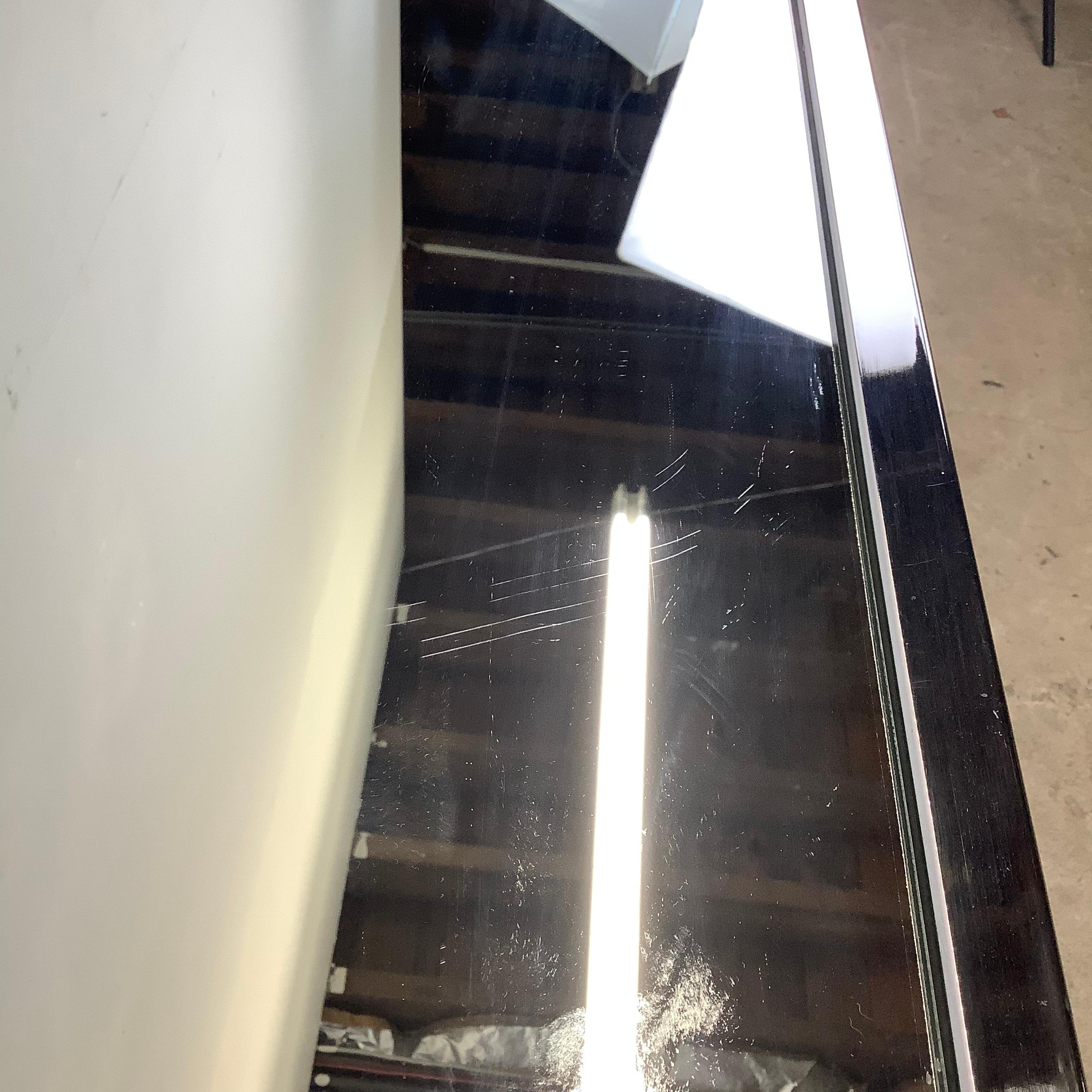 Vintage Modern Chrome and Glass Console Table For Sale 5