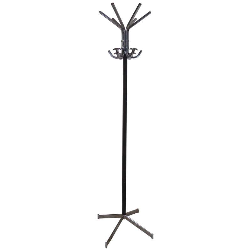 Industrial Round Top Rolling Coat Rack at 1stDibs | round coat rack ...