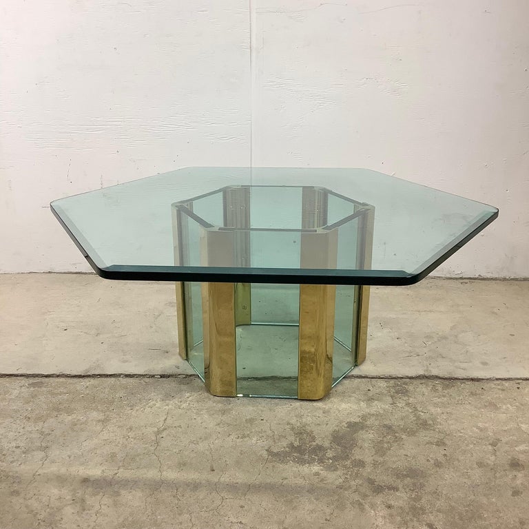 Vintage Modern Coffee Table after Leon Rosen for Pace Collection For