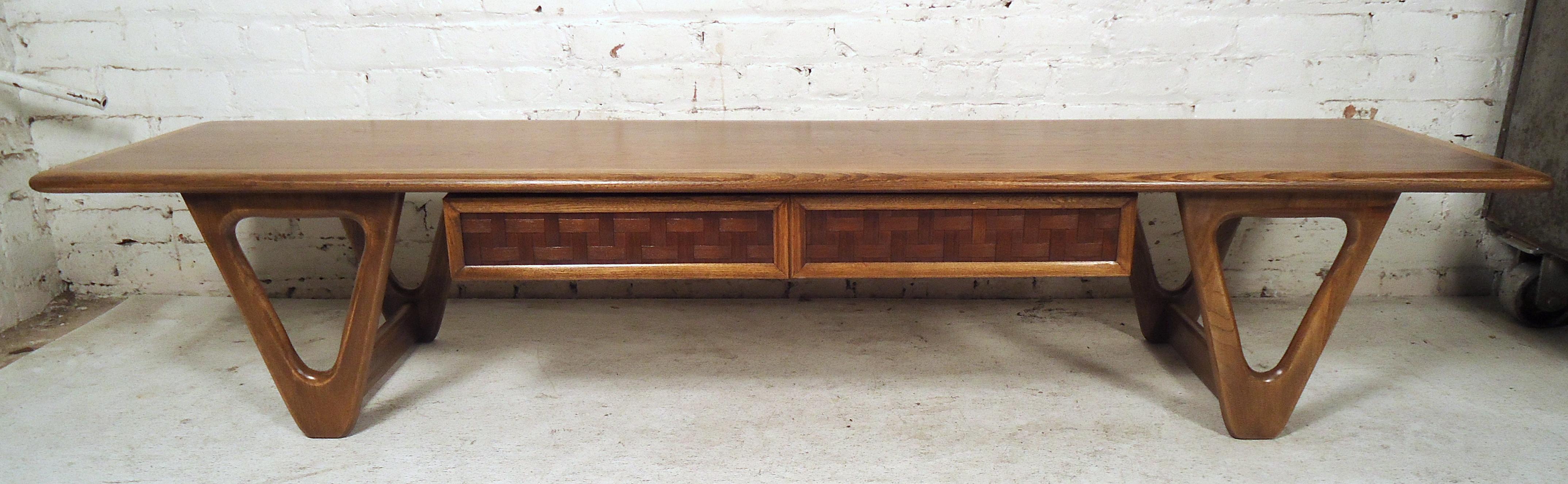 lane coffee table with drawer