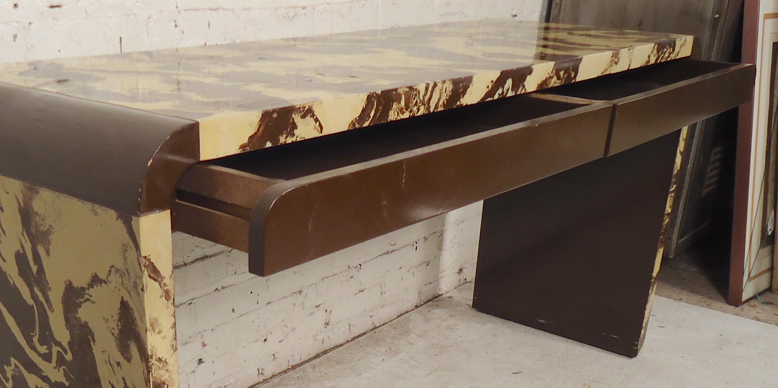 Mid-20th Century Vintage Modern Console Table