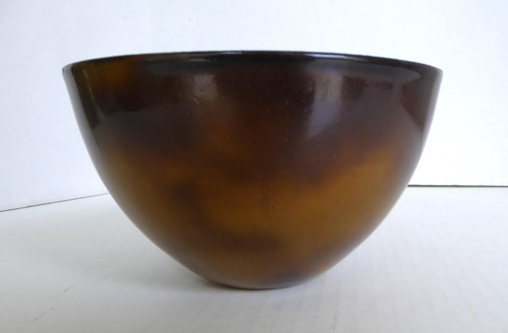 American Vintage Modern Copper Enamel Bowl Donna Read Texas Technological College For Sale