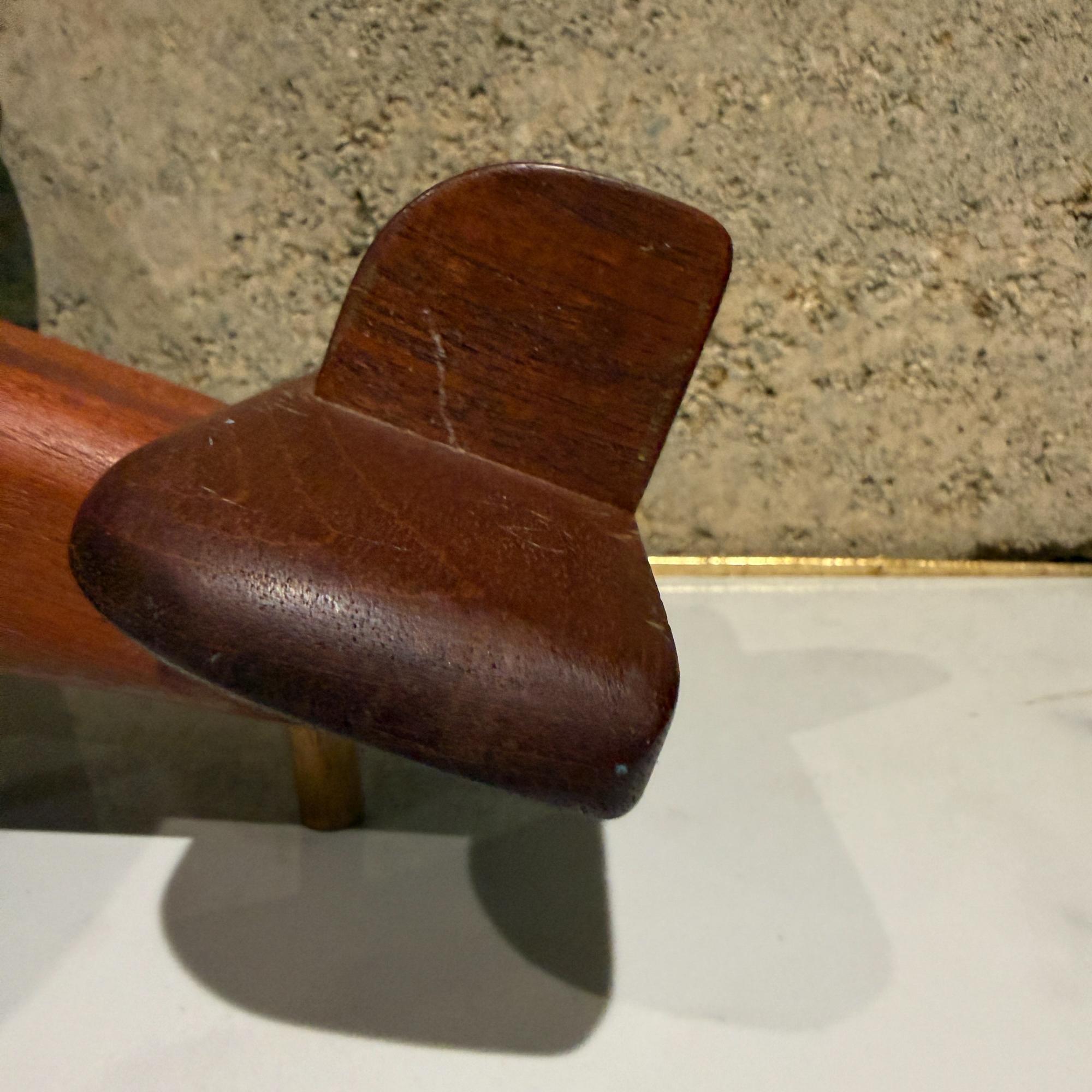 Laqué Vintage Modern CUSTOM MADE Wood Propeller Plane The Toy Maker en vente