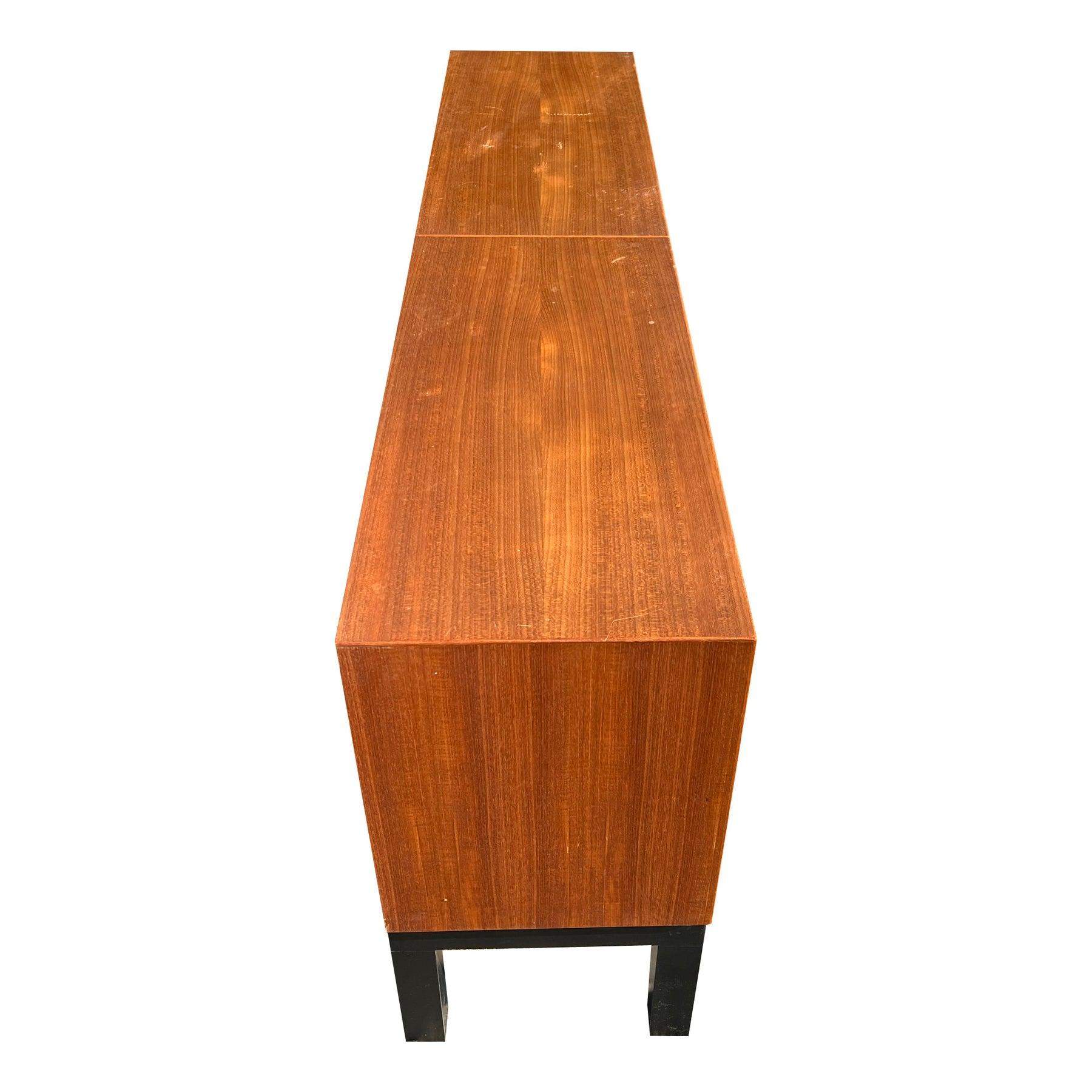 Comò danese moderno d'epoca su misura con panca in stile Hans Wegner Herman Miller in vendita 1