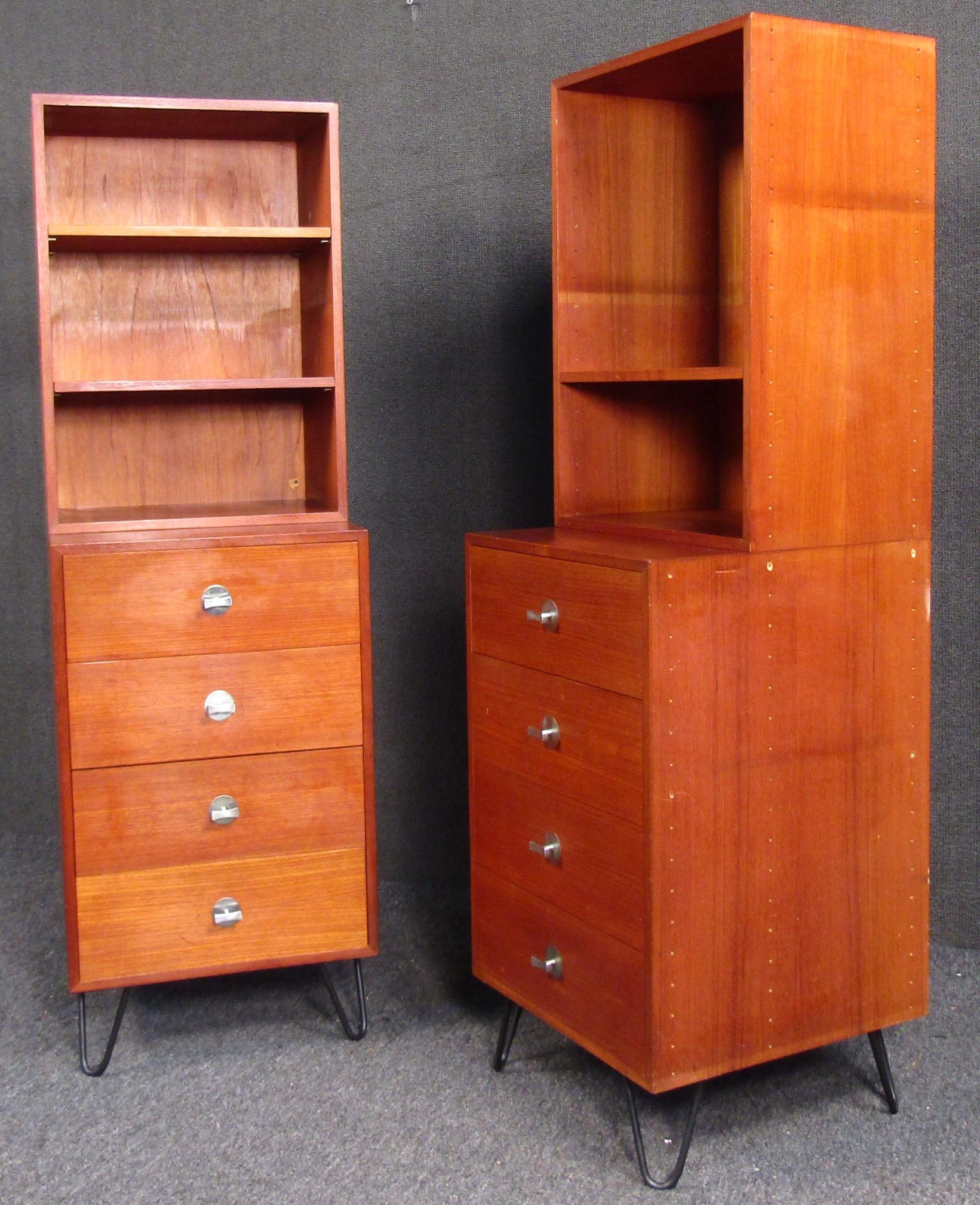 Mid-Century Modern Vintage Modern Danish Teak Cabinets