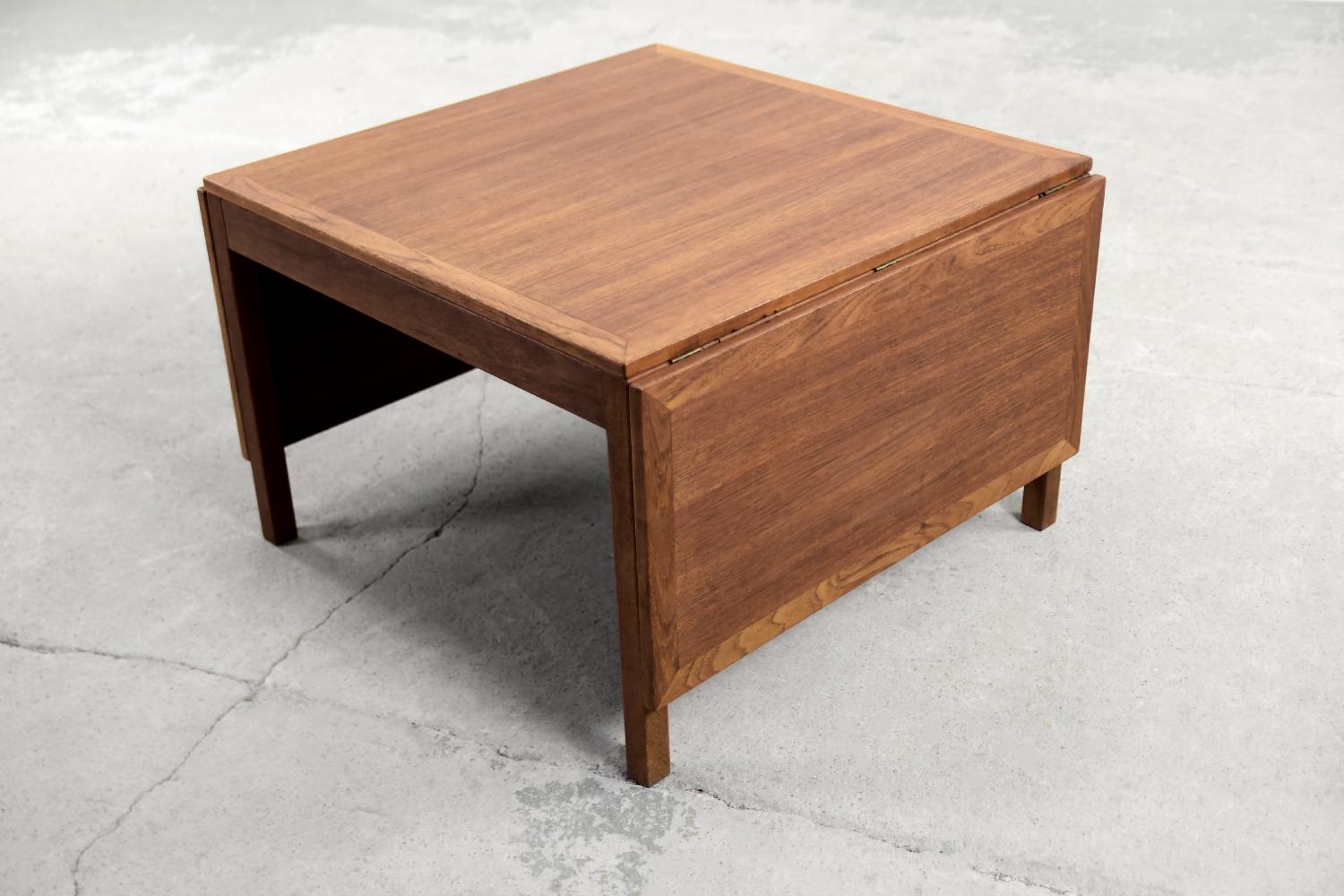 Scandinave moderne Table basse danoise moderne et vintage en bois de teck par Brge Mogensen pour Fredericia en vente