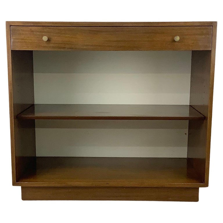 Vintage Modern Dark Wood with Drawer, Paul McCobb Style For