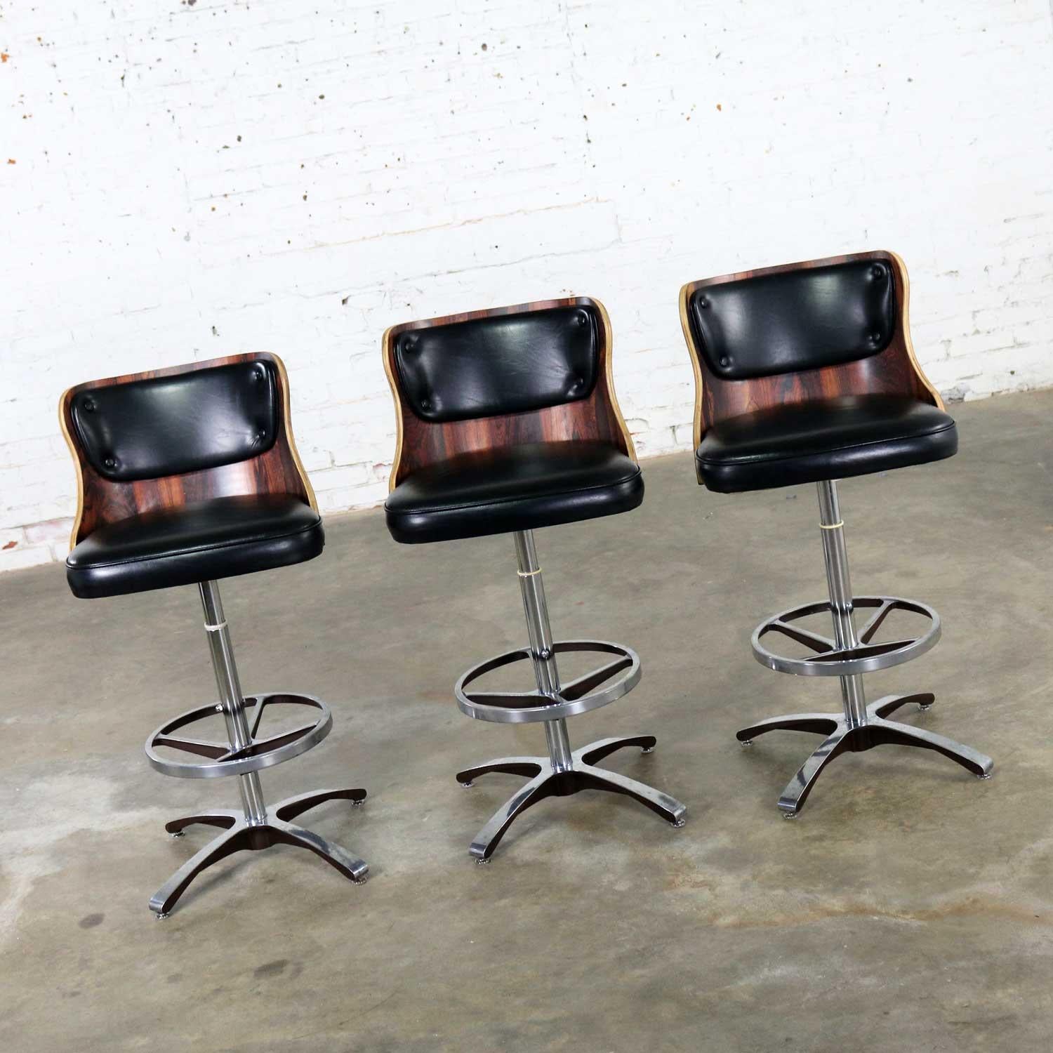 bar stools with backs set of 3