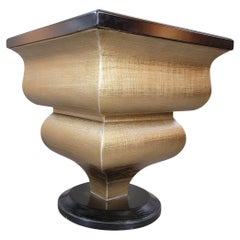 Mesa Cocktail Lateral Escultórica Vintage Estilo Deco Moderno De Art Max